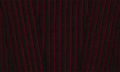 Dkny Short Sleeve Rib Knit Sweater In Red