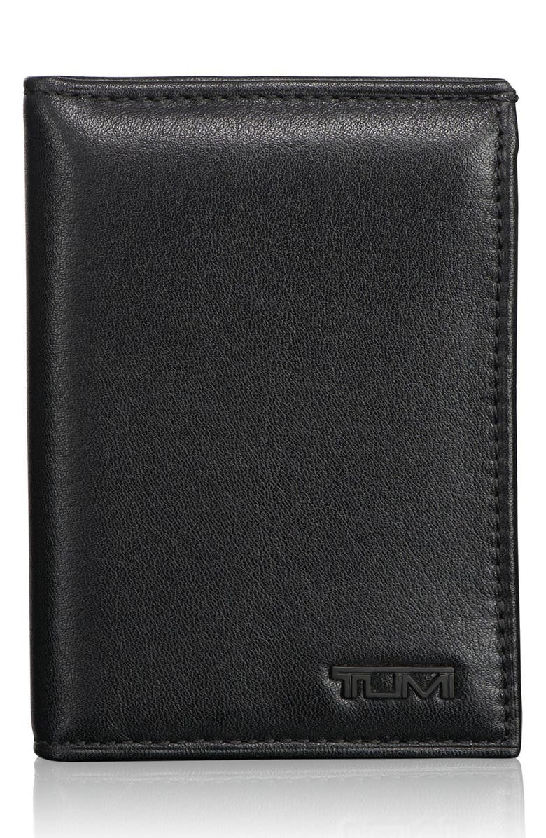TUMI Delta ID Lock<sup>™</sup> Shielded L-Fold ID Wallet, Main, color, Black