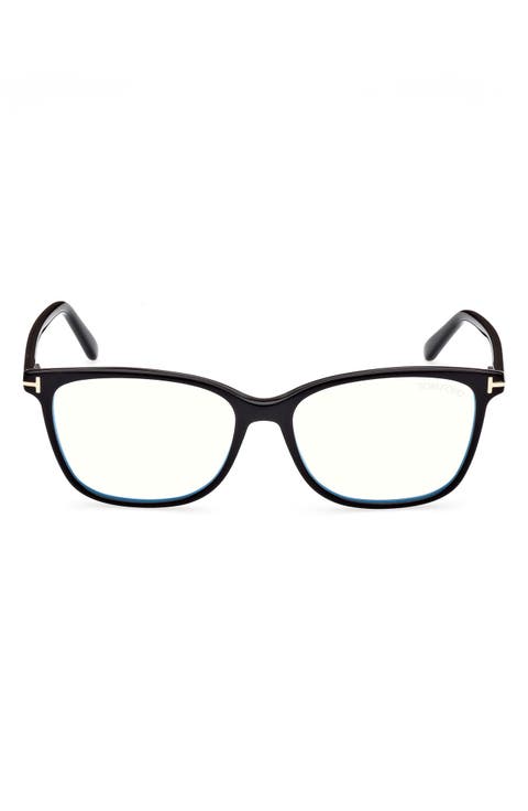 54mm Square Blue Light Blocking Glasses