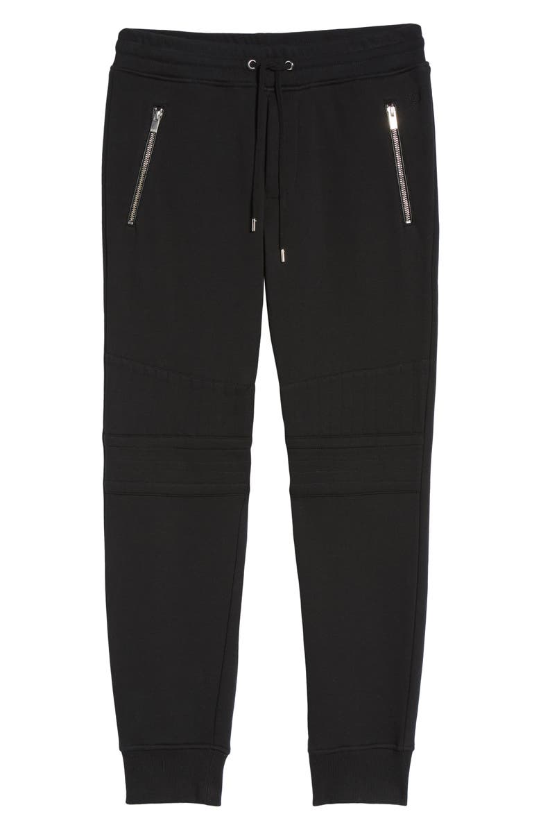 The Kooples Classic Slim Fit Fleece Joggers, Alternate, color,