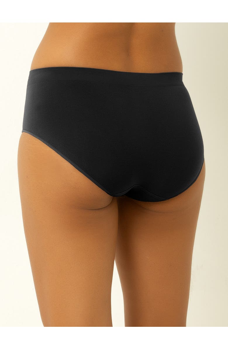 Single Stitch Seamless Modal Blend Brief 5-Pack, Alternate, color, Black
