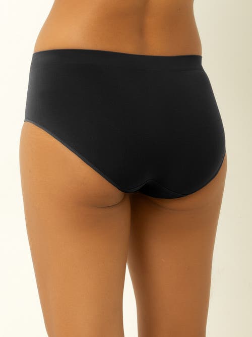 Single Stitch Seamless Modal Blend Hipster 5-pack In Black