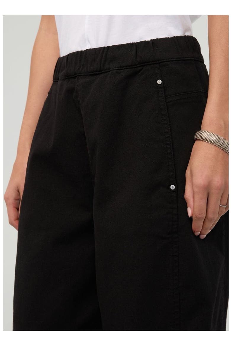 FlexTwill Barrel Pull On Pant, Alternate, color, Black