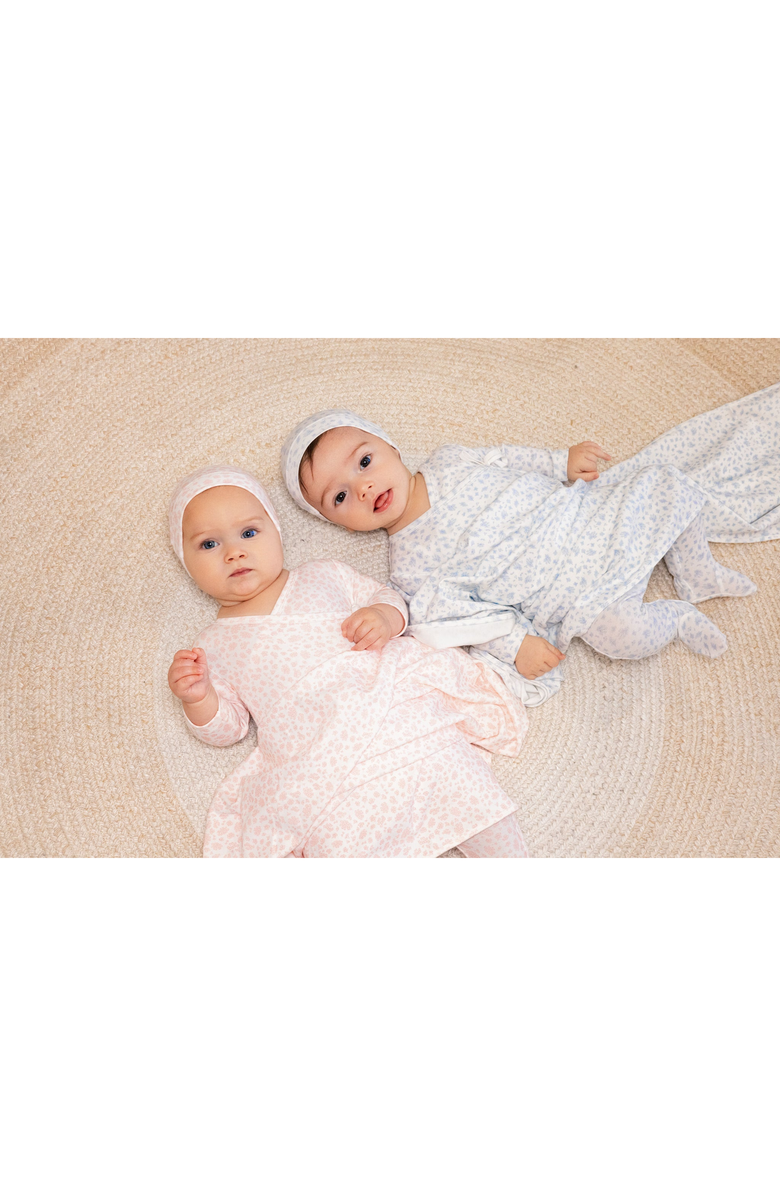 NoggiWear Floral Printed Blanket, Alternate, color, Light Blue Floral