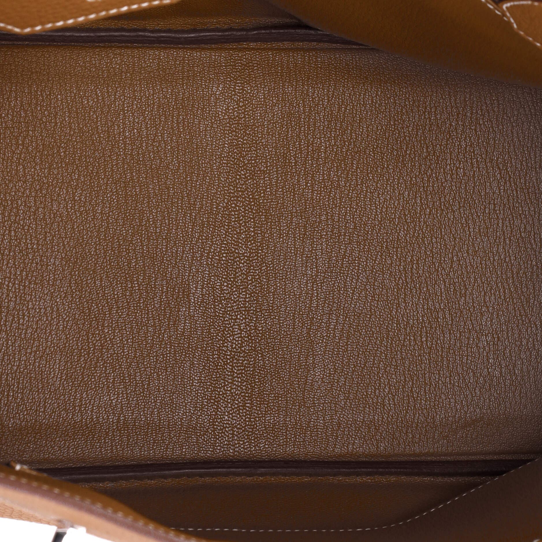 Pre-Owned Hermes Birkin Handbag Brown Togo with Palladium Hardware 30, Alternate, color, 