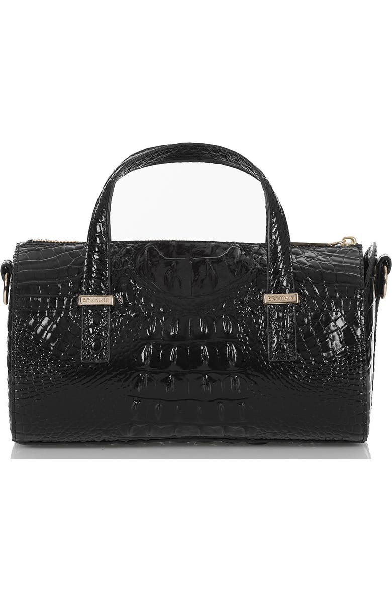 Brahmin Claire Croc Embossed Leather Top Handle Bag, Alternate, color,