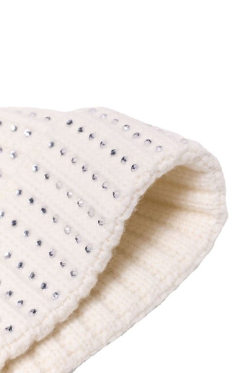 Maje Wool And Rhinestone Hat In Multi