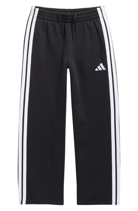 Kids' 3-Stripe Fleece Track Pants (Big Kid)