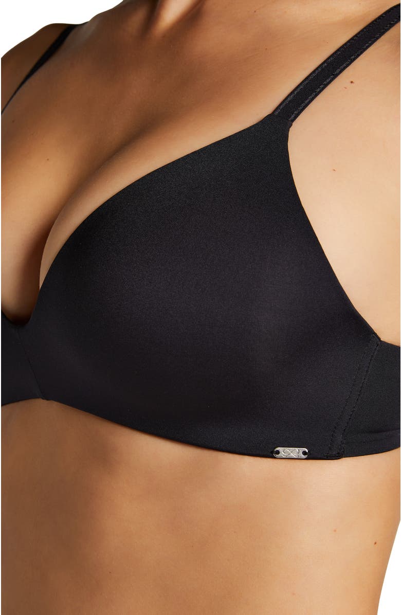 Hunkemöller Mona Padded Non-Underwired Bra, Alternate, color, Caviar