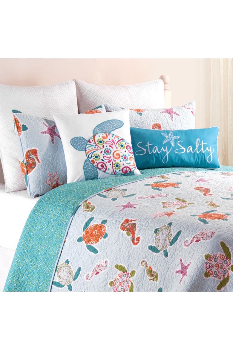 St. Kitts Coastal Quilt Collection Set, Main, color, Blue