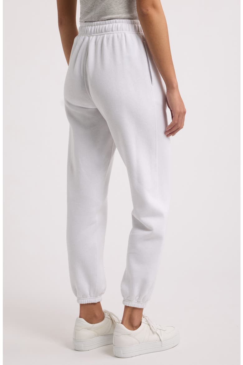 Arctic Fleece Ankle Jogger Pants, Alternate, color, WHITE