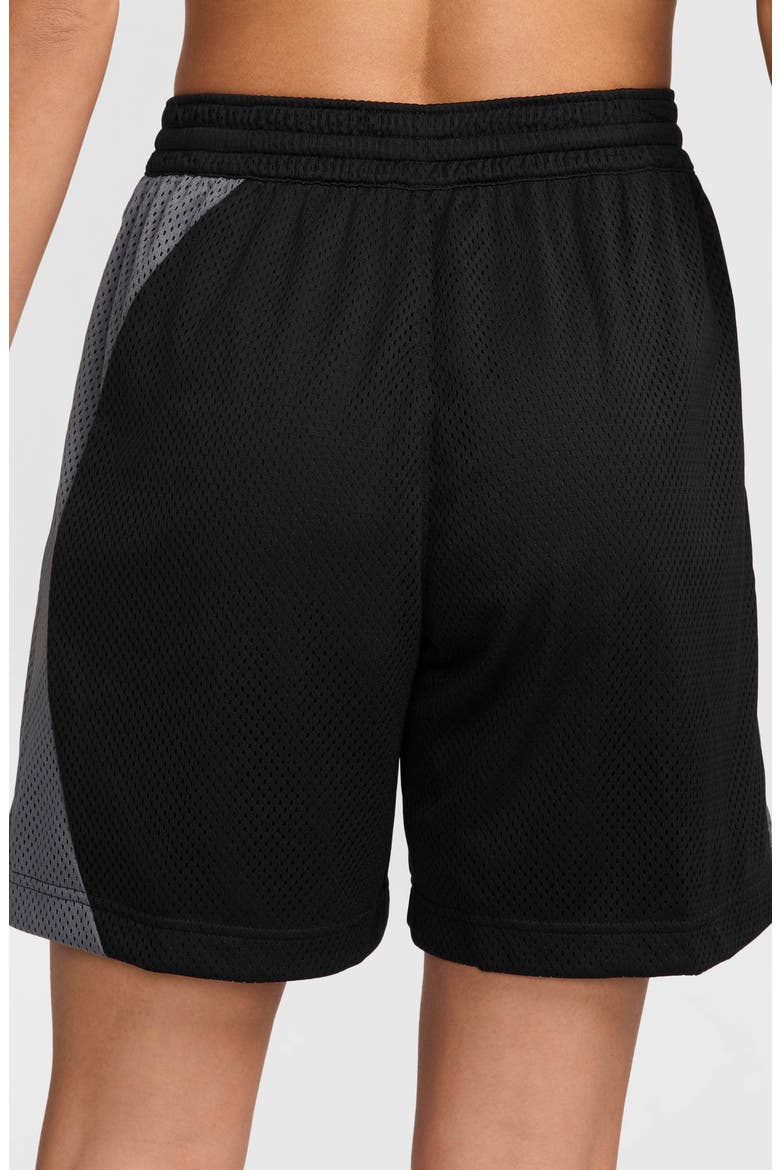 Essential Dri-FIT Mesh Basketball Shorts, Alternate, color, BLACK/ IRON GREY/ WHITE