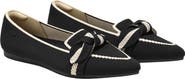 VIVAIA Pointed-Toe Bow Loafers