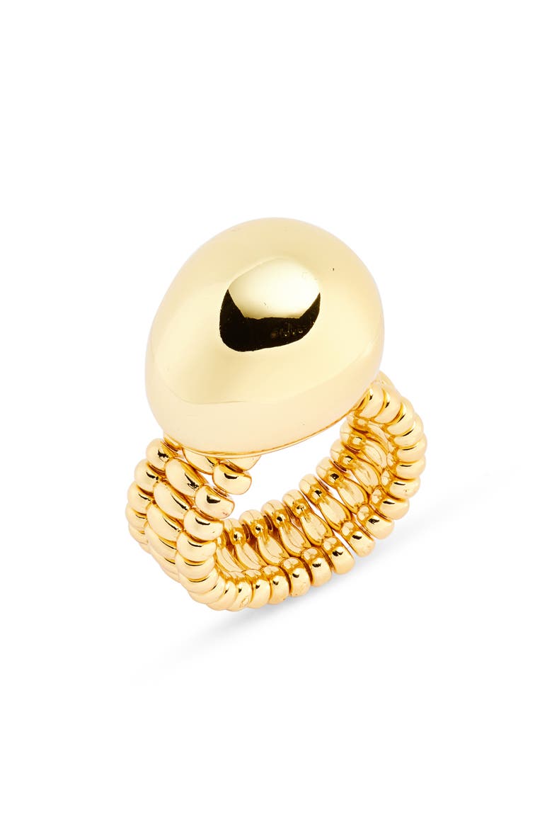 Orb Stretch Ring, Main, color, GOLD
