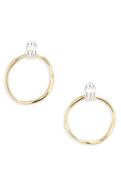 Frontal Hoop Earrings