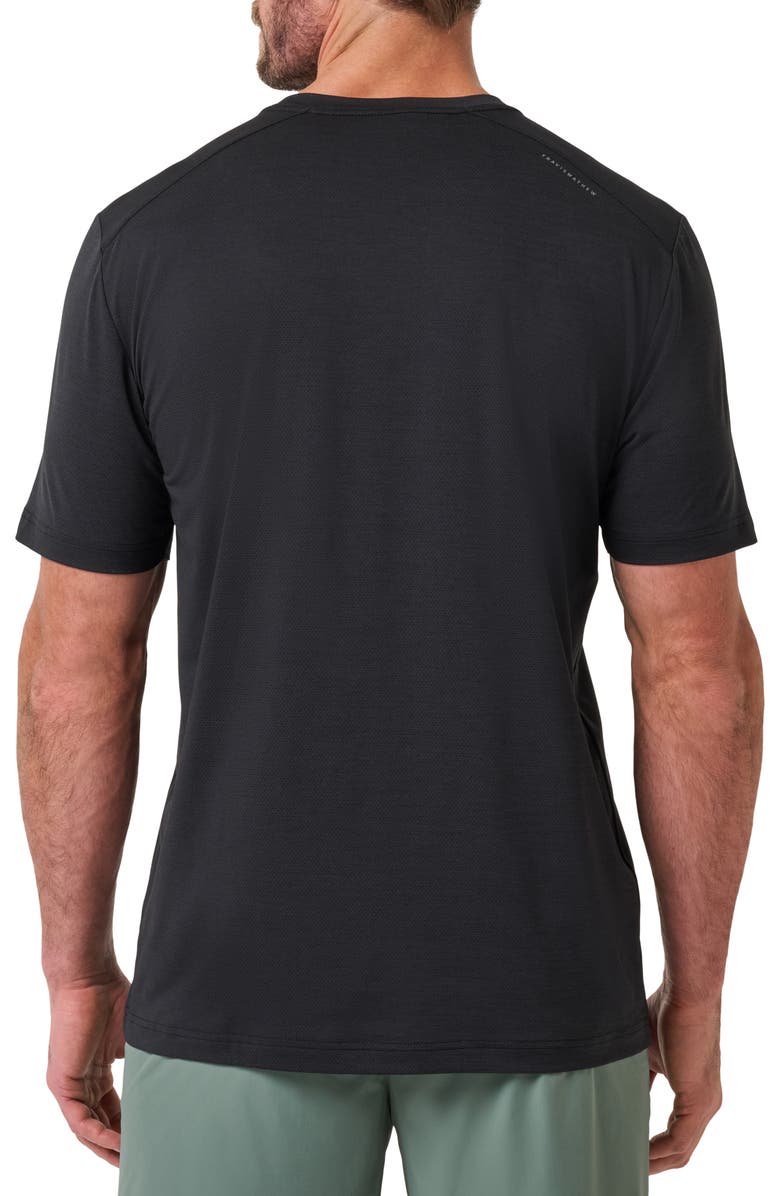 TravisMathew Heater Pro Active T-Shirt, Alternate, color, Black