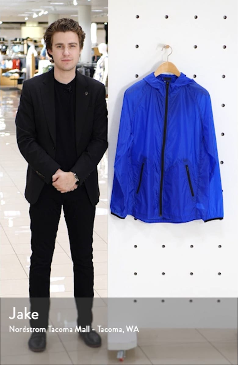 Hooded Nylon Windbreaker, sales video thumbnail