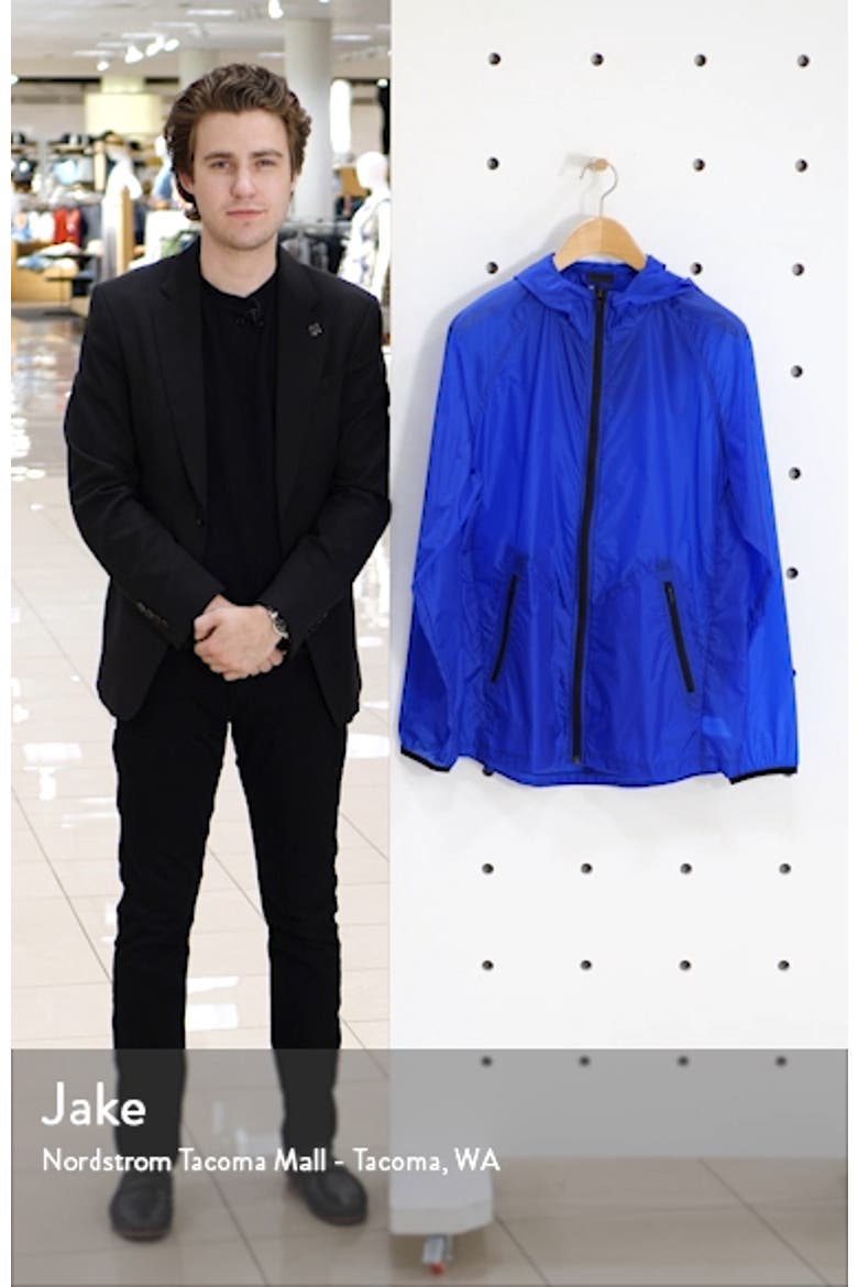 Hooded Nylon Windbreaker video