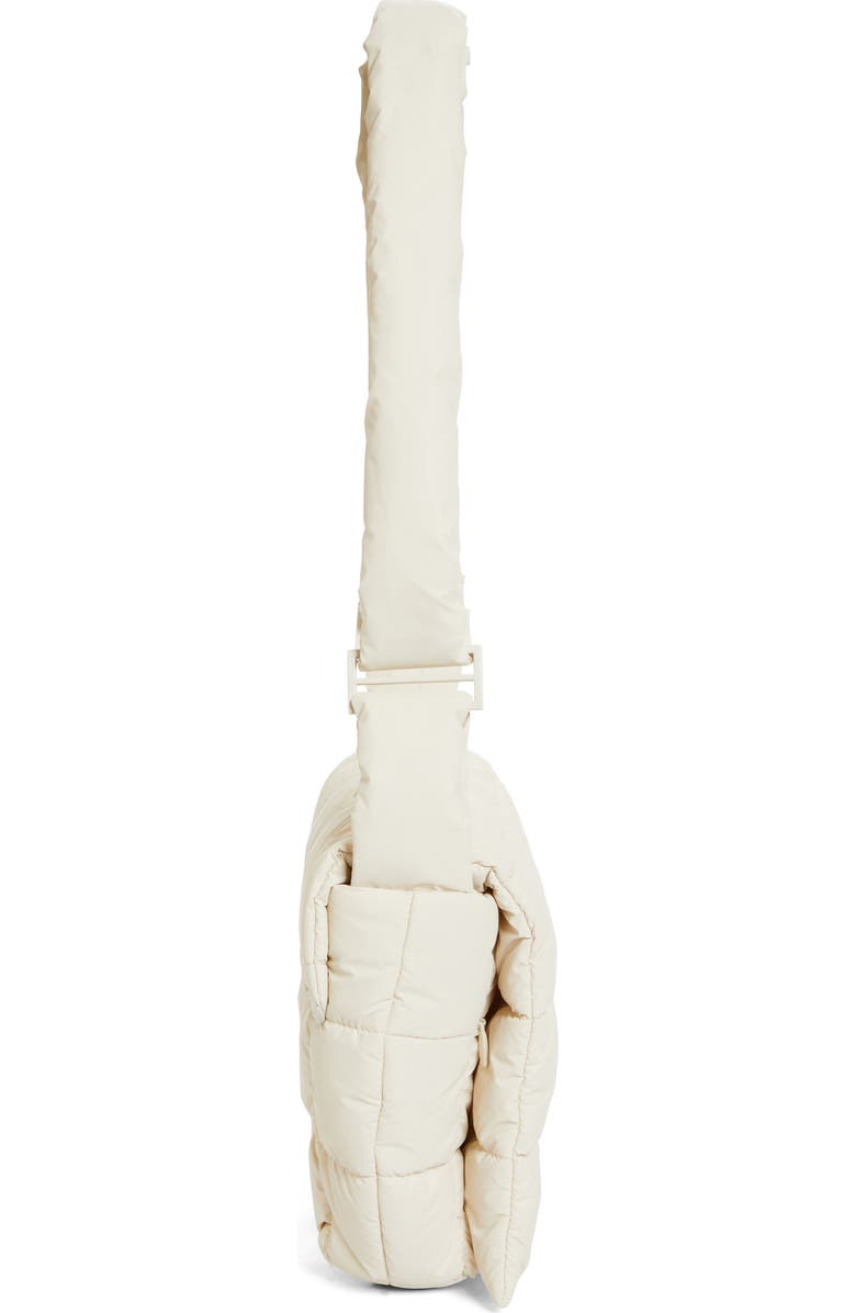 VeeCollective Porter Water Repellent Quilted Messenger Crossbody Bag, Alternate, color, Birch