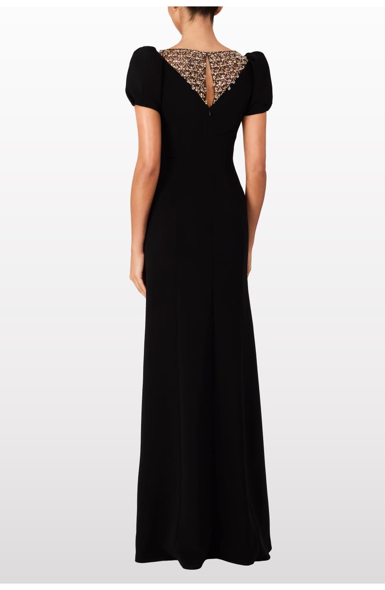 Jenny Packham Empress puff-sleeve crystal-embellished maxi dress, Alternate, color,