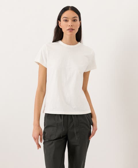 Organic Cotton Soft-Slub Essential Crewneck Tee
