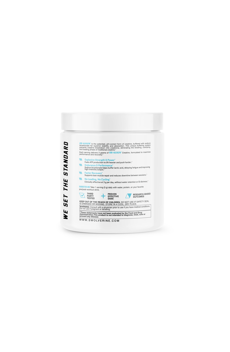 Swolverine Kre-Alkalyn, Alternate, color, Unflavored