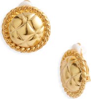 Karine Sultan Roman Style Clip-On Earrings
