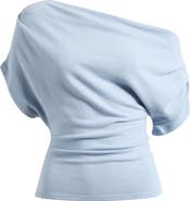 Reformation Iris One-Shoulder Knit Top