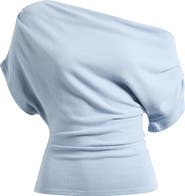 Reformation Iris One-Shoulder Knit Top