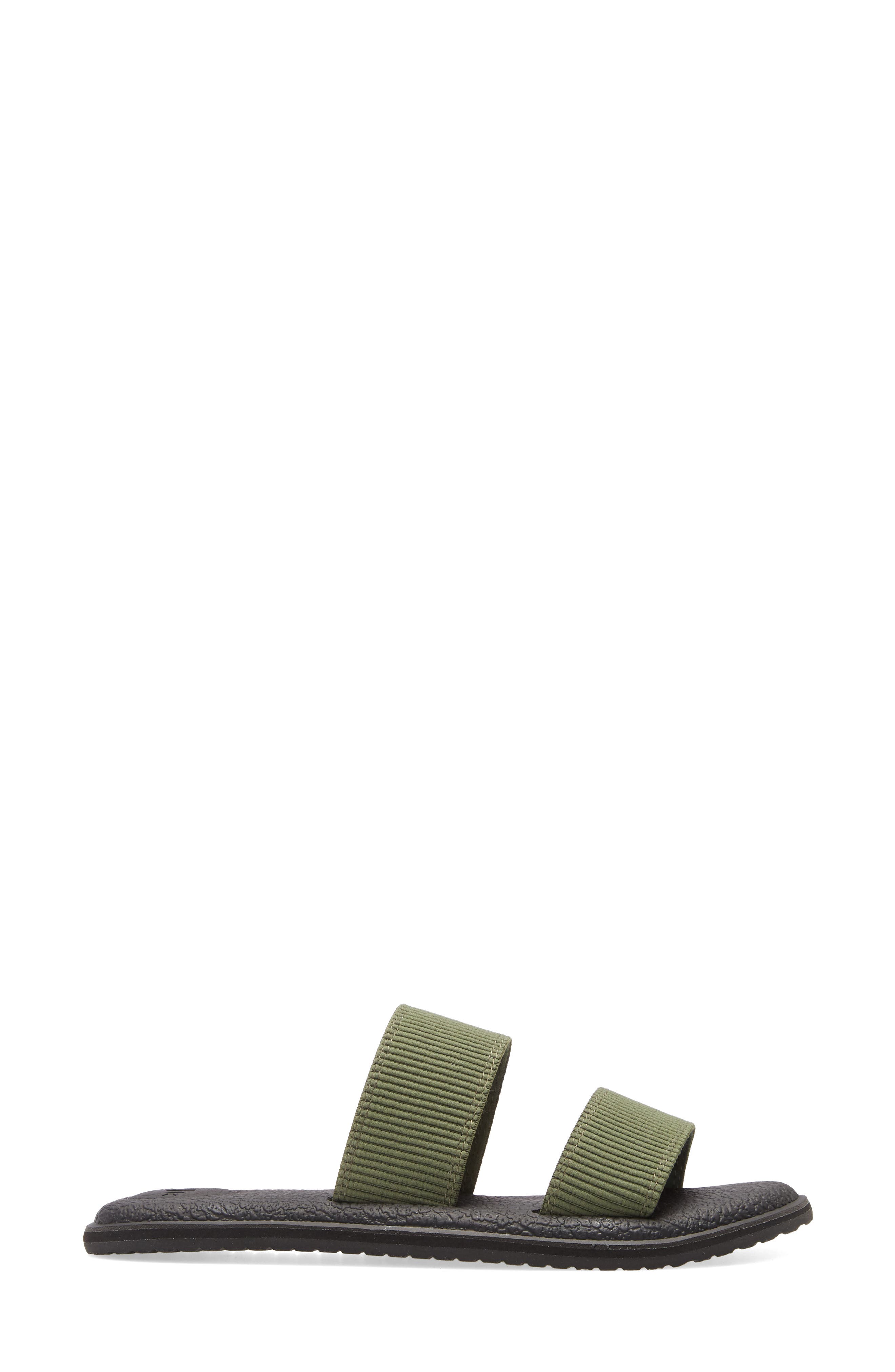 Yoga Gora Slide Sandal, Alternate, color, OLIVE
