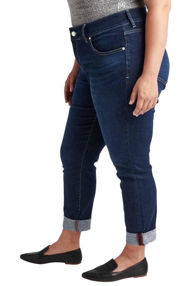 JAG Jeans Carter High Waist Crop Girlfriend Jeans, Alternate, color, Night Breeze