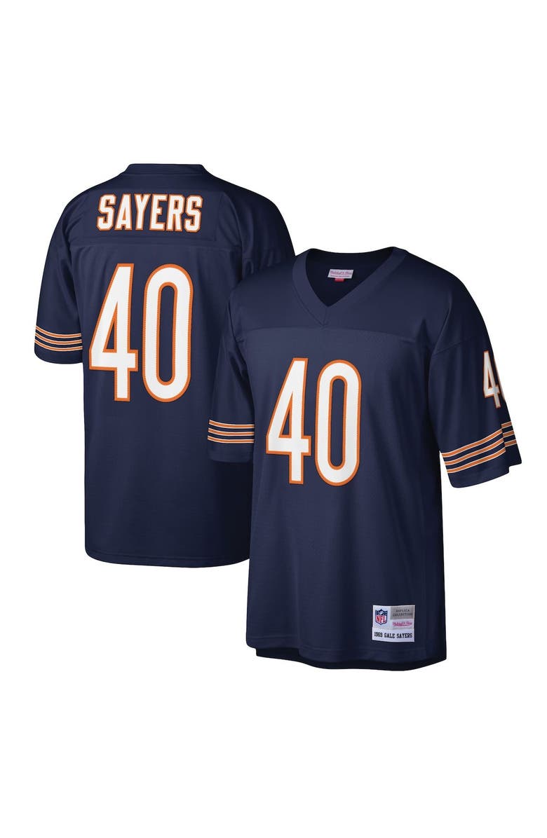 Mitchell & Ness Men's Mitchell & Ness Gale Sayers Navy Chicago Bears Legacy Replica Jersey, Alternate, color, Navy