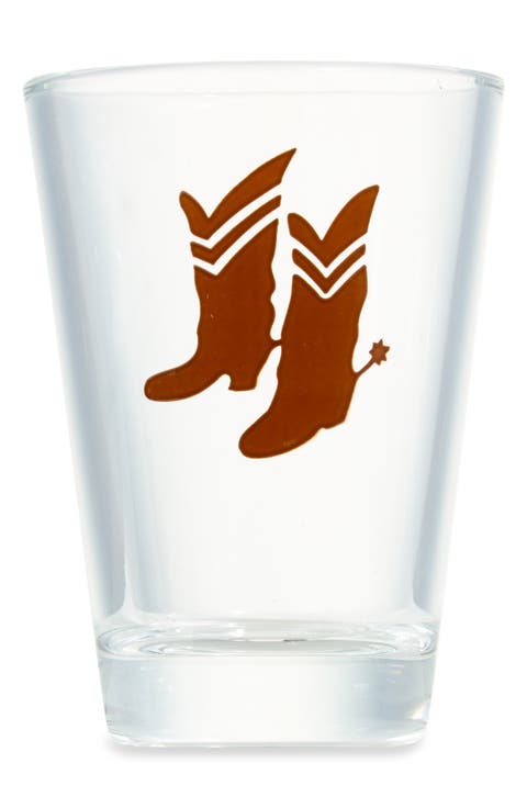 Cowboy Boots Shot Glass