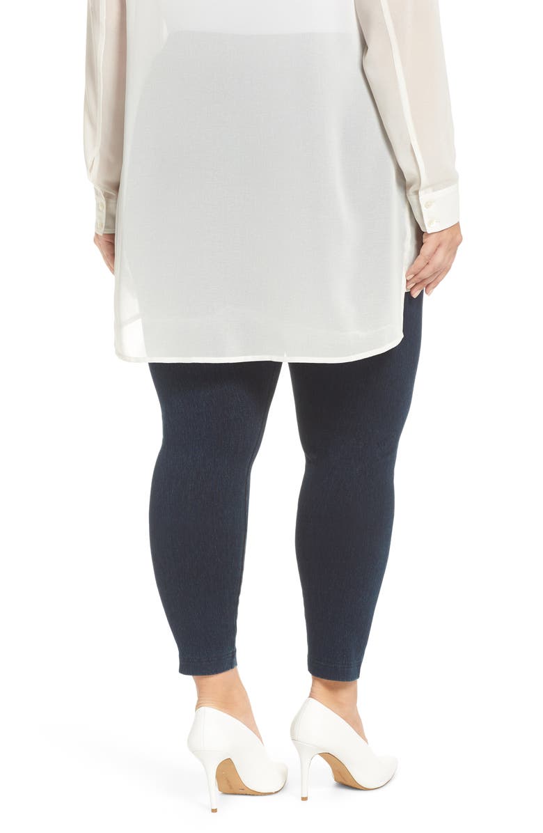 Lysse 'Lyssentials High Rise Stretch Denim Leggings, Alternate, color, Indigo