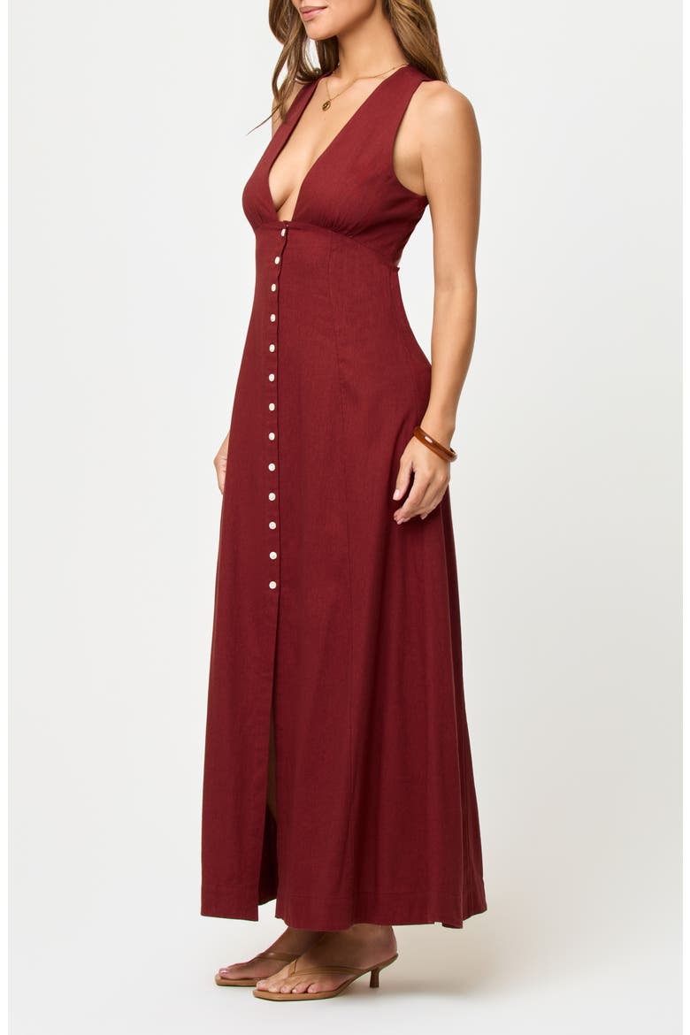 Arlo Maxi Cover-Up Dress, Alternate, color, DUSTY FIG