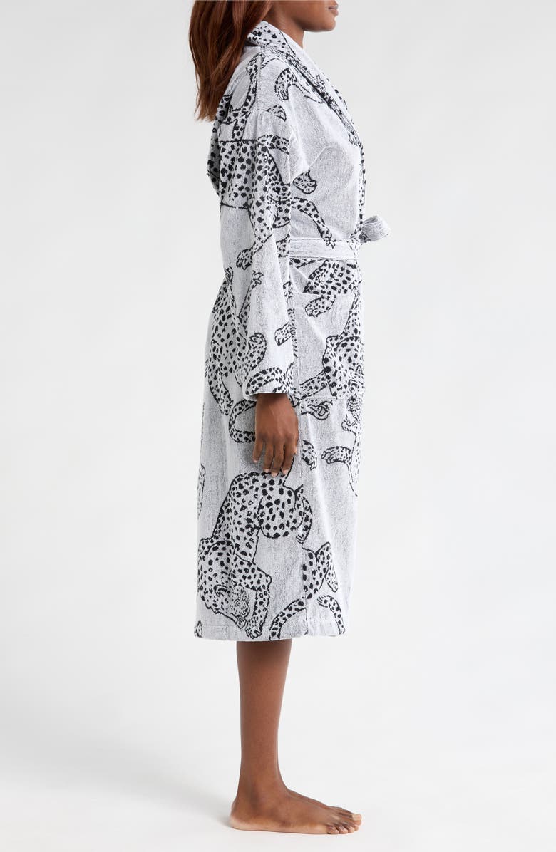 Desmond & Dempsey Print Terry Cloth Robe, Alternate, color, 