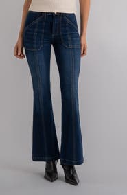 KUT from the Kloth Ana Seamed High Waist Flare Jeans