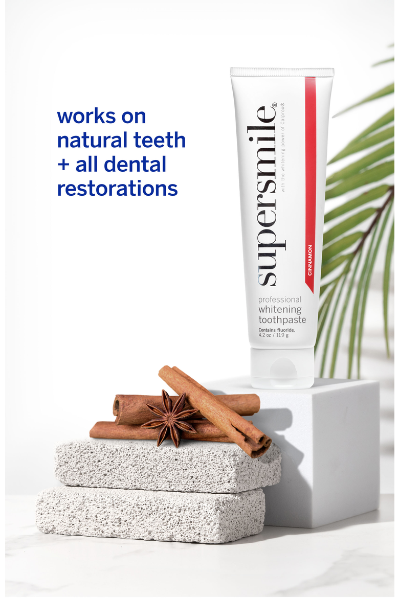 Professional Whitening Toothpaste - Cinnamon, Alternate, color, White