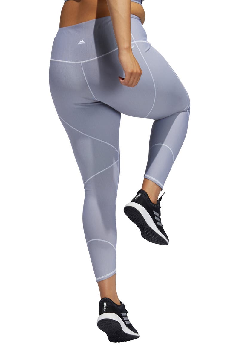 adidas High Waist 7/8 Leggings, Alternate, color, 