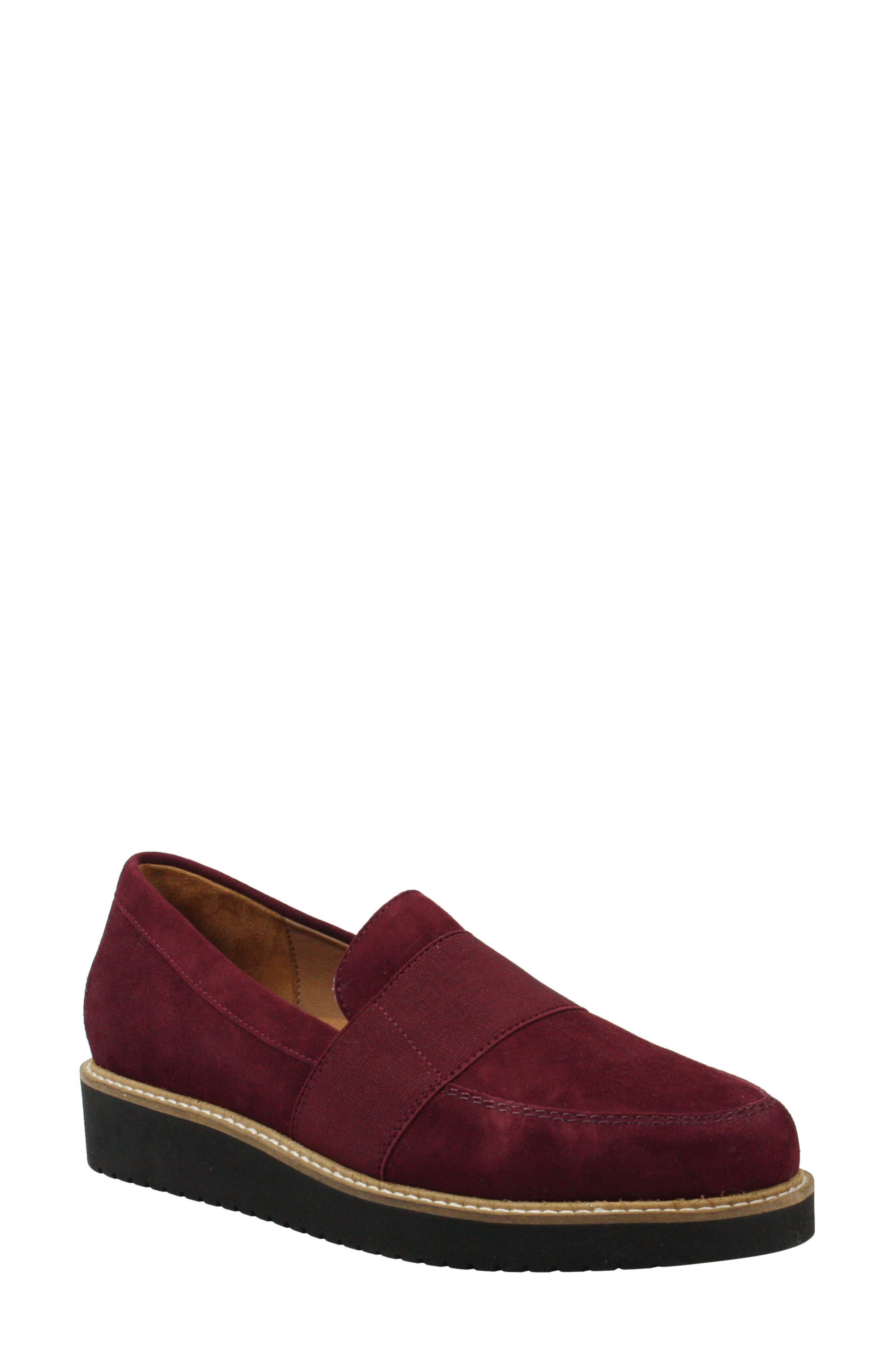 Xanthus Loafer, Main, color, MULBERRY SUEDE