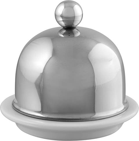 M'minis Butter Dish, Stainless, 3.5 Inch