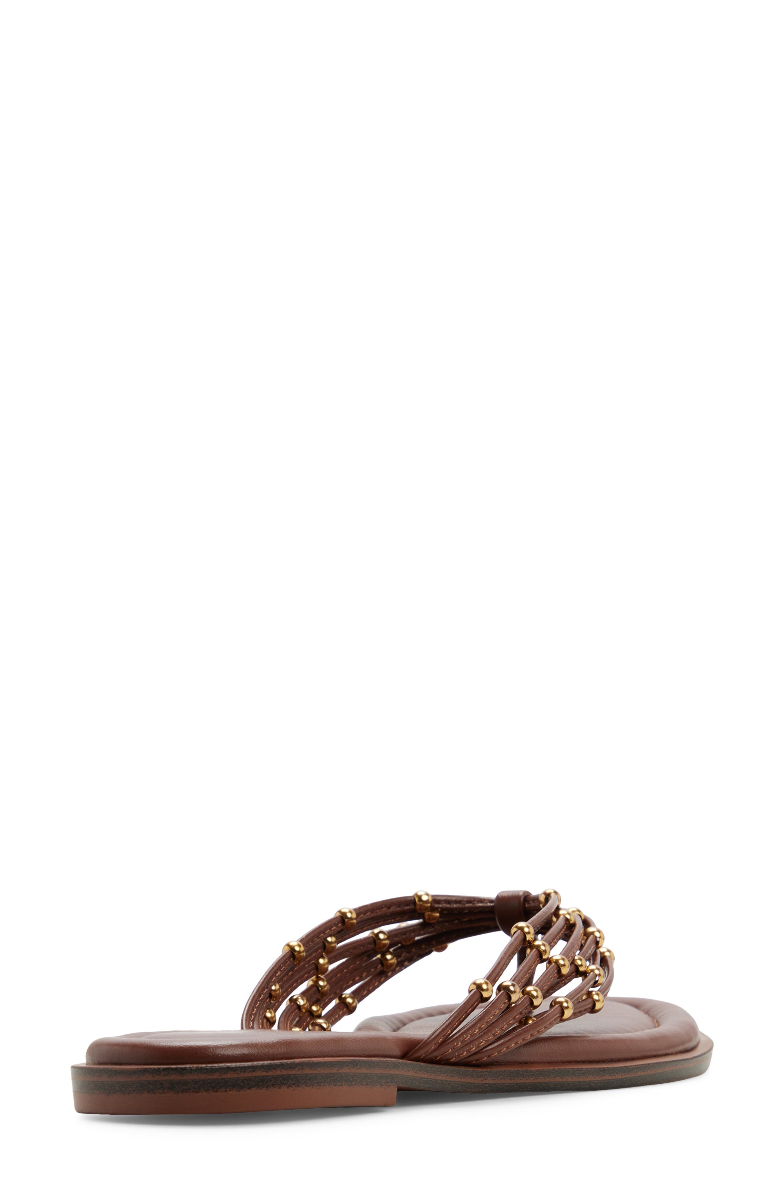 Kallea Flip Flop, Alternate, color, BROWN