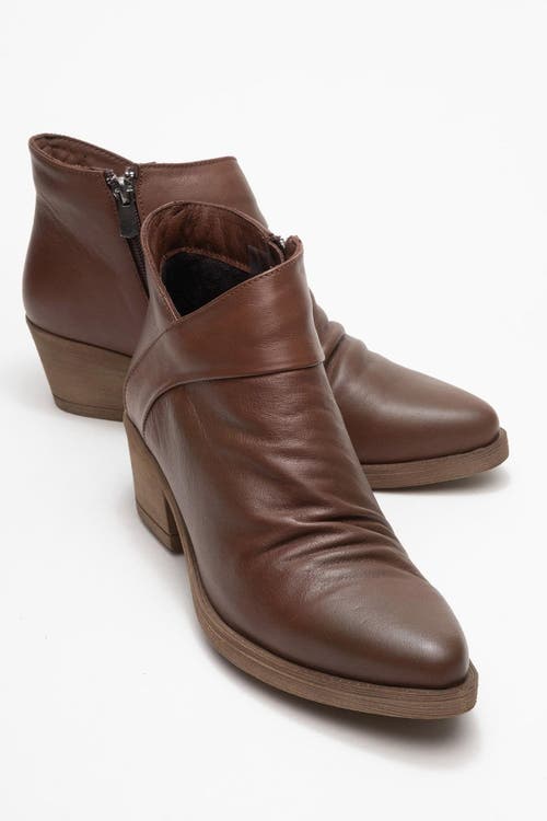 Forever & Always Shoes Rule Leather Chunky Boot In Multi