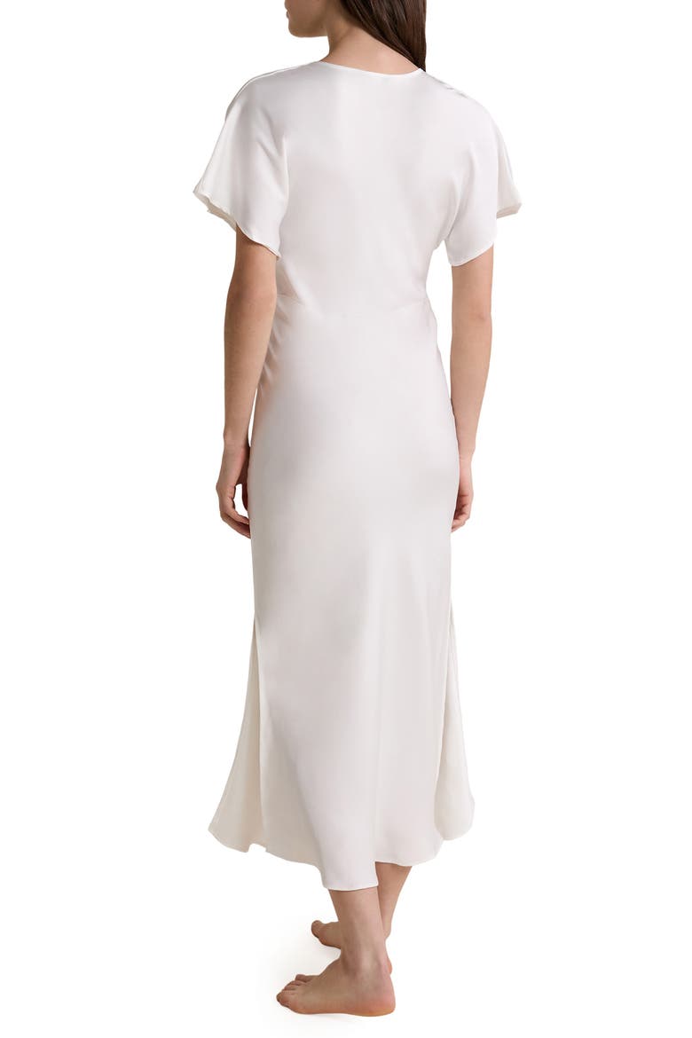 Marry Me Satin Maxi Nightgown, Alternate, color, WHITE