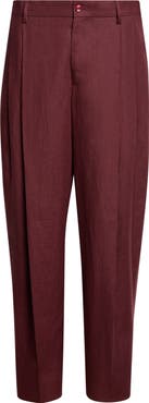Dolce&Gabbana Pleated Linen Trousers