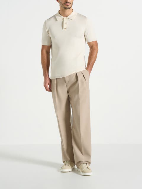 Bryn Luxe Knitted Polo Top