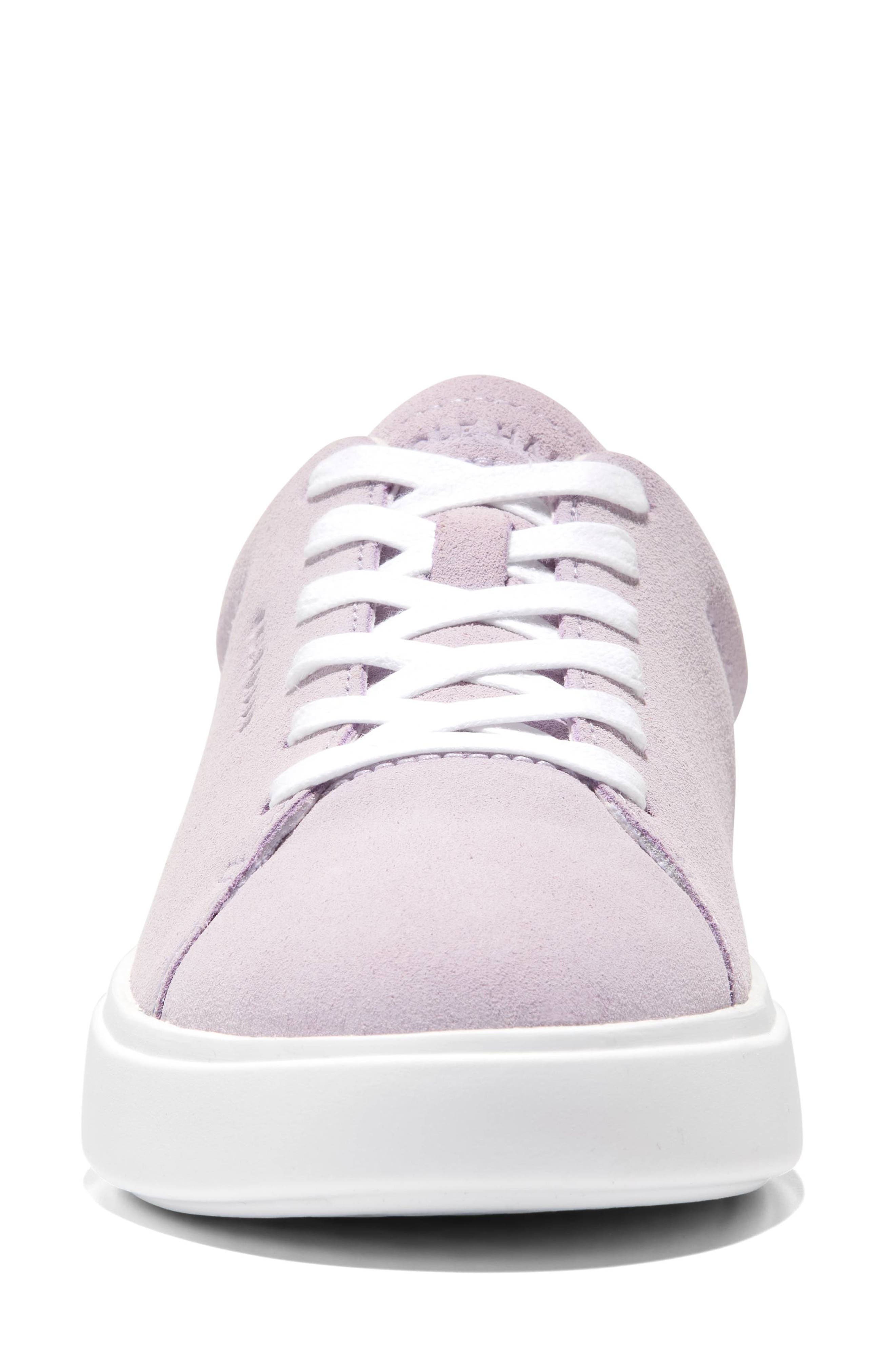 Cole Haan Grand Crosscourt Traveler Sneaker, Alternate, color, Thistle Suede/ White