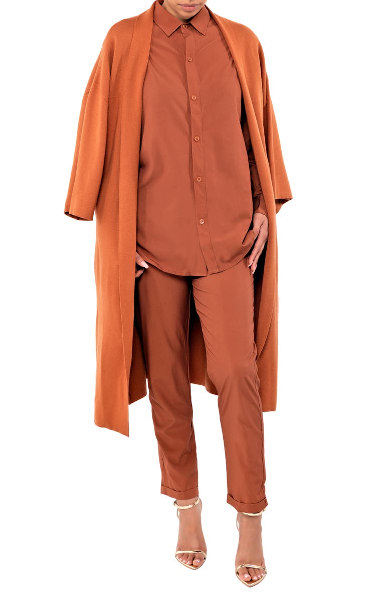 Dai Moda Autumn Button-Up Shirt, Alternate, color, 