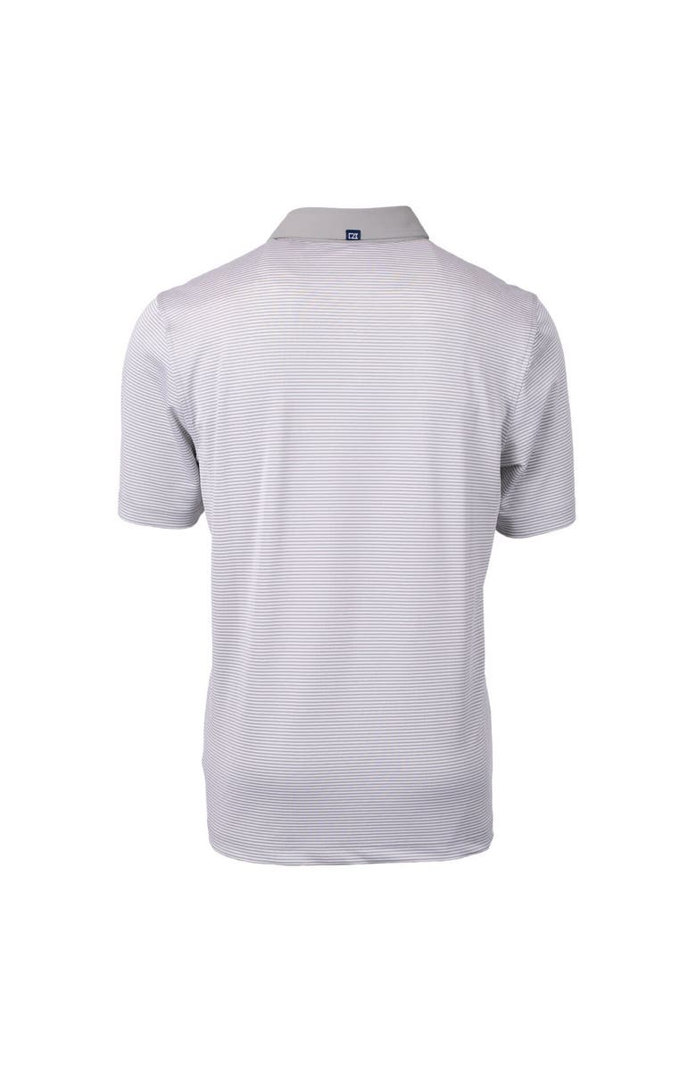 Cutter & Buck Men's Cutter & Buck Gray Fort Wayne TinCaps Big & Tall Virtue Eco Pique Micro Stripe Recycled Polo, Alternate, color, 