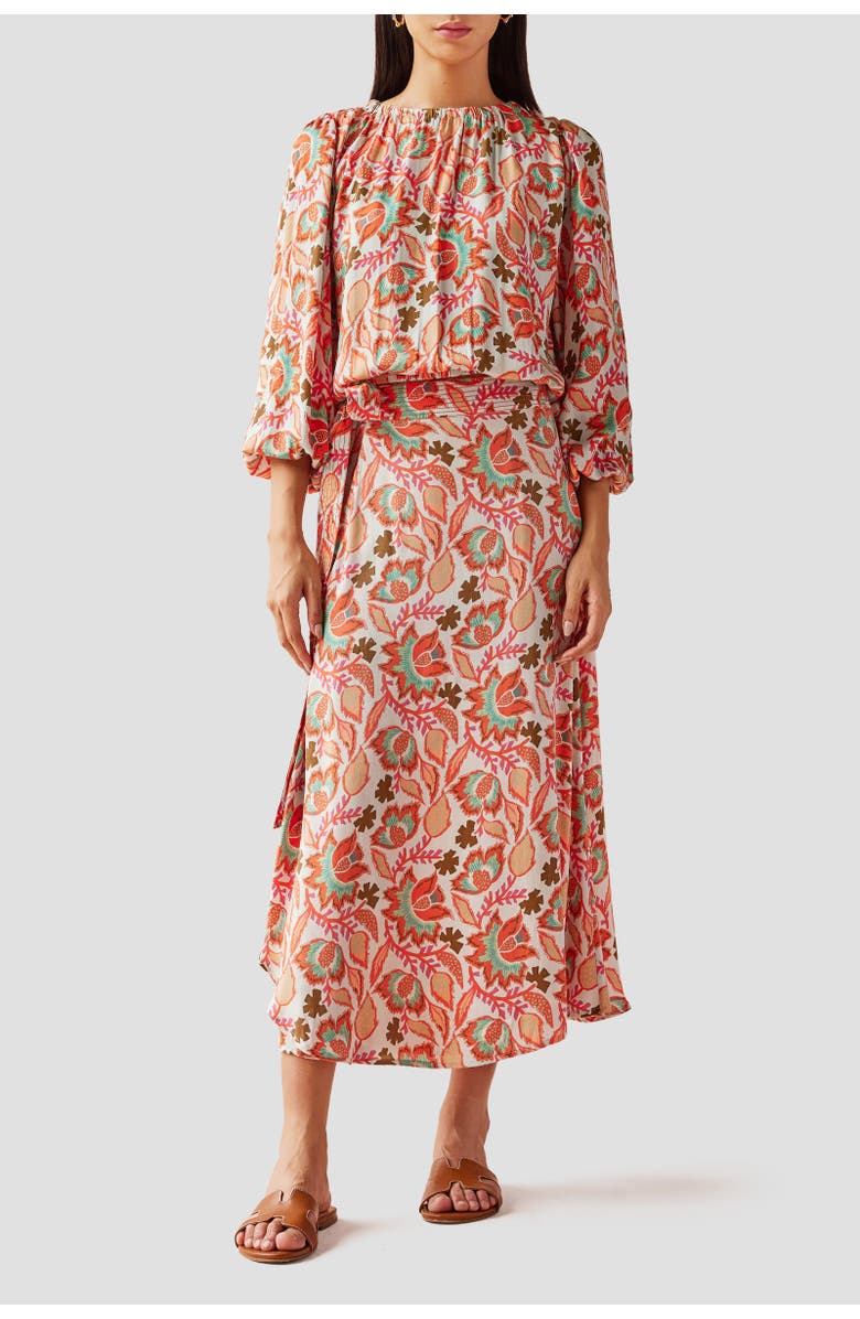 Omika Nalini Wrap Skirt, Main, color, 